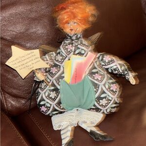 Handmade “kitchen witch” doll, a traditional good luck charm